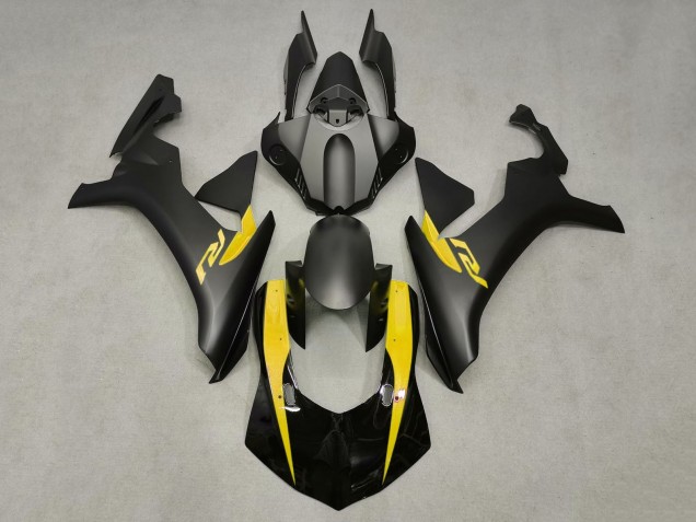 Carenados Moto Yamaha YZF 1000 R1 2015-2019 - Negro Mate Negro Brillante Amarillo Fábrica