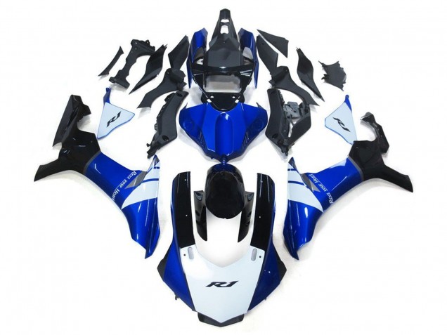 Carenados Moto Yamaha YZF 1000 R1 2015-2019 - Blanco Azul Negro Fábrica