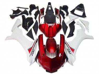 Carenados Moto Yamaha YZF 1000 R1 2020-2025 - Blanco Rojo Negro Fábrica