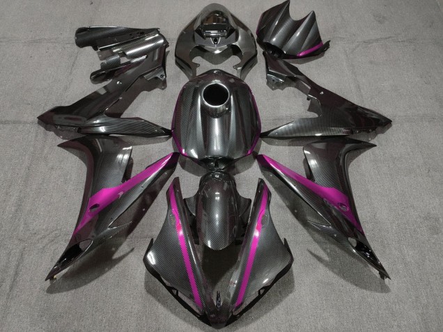 Carenados Moto Yamaha YZF 1000 R1 2004-2006 - FibraCarbono Estilo Rosa Fábrica