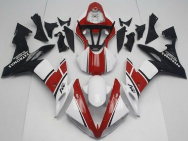 Kits Carenado Moto Yamaha YZF 1000 R1 2004-2006 - Blanco Rojo Negro Fábrica
