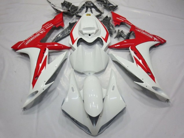 Carenados Moto Yamaha YZF 1000 R1 2004-2006 - Blanco Rojo Fábrica
