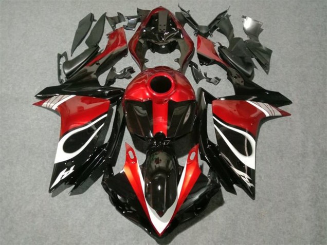 Carenados Moto Yamaha YZF 1000 R1 2007-2008 - Rojo Blanco Negro Fábrica