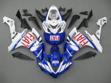 Carenados Moto Yamaha YZF 1000 R1 2007-2008 - Blanco Azul Rojo Fiat Fábrica