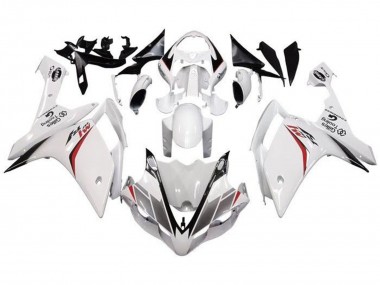 Carenado Moto Yamaha YZF 1000 R1 2007-2008 - Blanco Rojo Negro Raya Fábrica