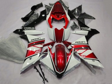 Carenados Moto Yamaha YZF 1000 R1 2007-2008 - Blanco Rojo Negro Layerd Fábrica
