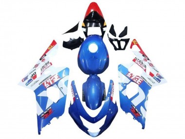 Carenados Moto Suzuki GSXR 600 / GSXR 750 2004-2005 - Azul Blanco Rojo Motul Fábrica