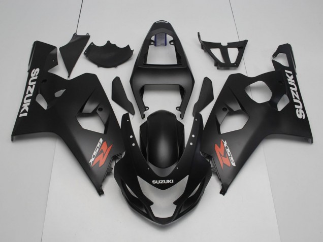 Carenados Moto Suzuki GSXR 600 / GSXR 750 2004-2005 - Negro Mate Rojo Blanco Fábrica