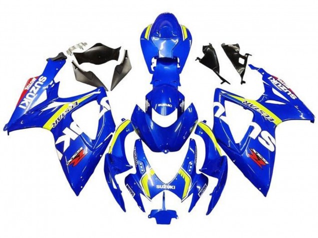 Carenados Moto Suzuki GSXR 600 / GSXR 750 2006-2007 - Azul Blanco Amarillo Rojo Ecstar Fábrica
