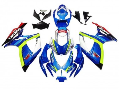 Carenados Moto Suzuki GSXR 600 / GSXR 750 2006-2007 - Azul Amarillo Blanco Rojo Fábrica