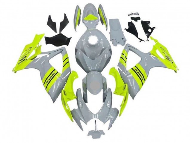 Carenados Moto Suzuki GSXR 600 / GSXR 750 2006-2007 - Gris Neon Amarillo Fábrica