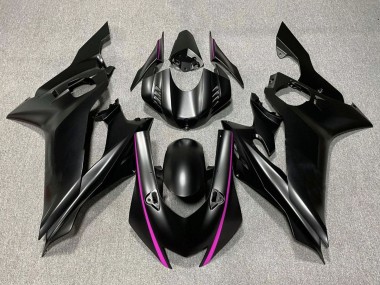 Carenados Moto Yamaha YZF R6 2017-2023 - Negro Mate Rosa Fábrica