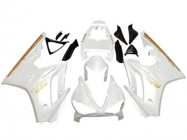 Carenados Moto Triumph Daytona 675 Triple 2009-2012 - Blanco Oro Fábrica