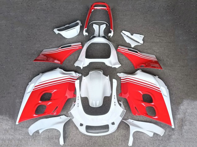 Carenados Moto Honda CBR1000F Hurricane 1987-1988 - Blanco Rojo Fábrica