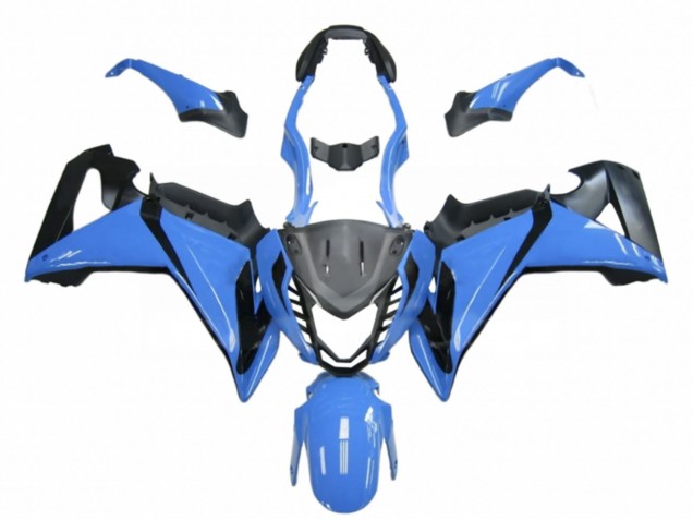 Carenados Moto Honda CBR650F 2014-2016 - Azul Cielo Negro Fábrica