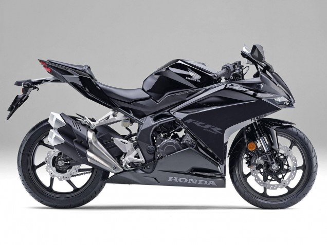 Carenados Moto Honda CBR250RR 2017-2022 - Negro Mate Gris Fábrica
