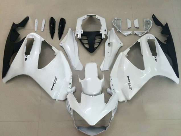 Carenados Moto Honda ST1300 2002-2016 - Blanco Negro Fábrica