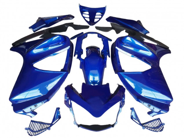 Carenados Moto Honda ST1300 2002-2016 - Azul Negro Mate Fábrica