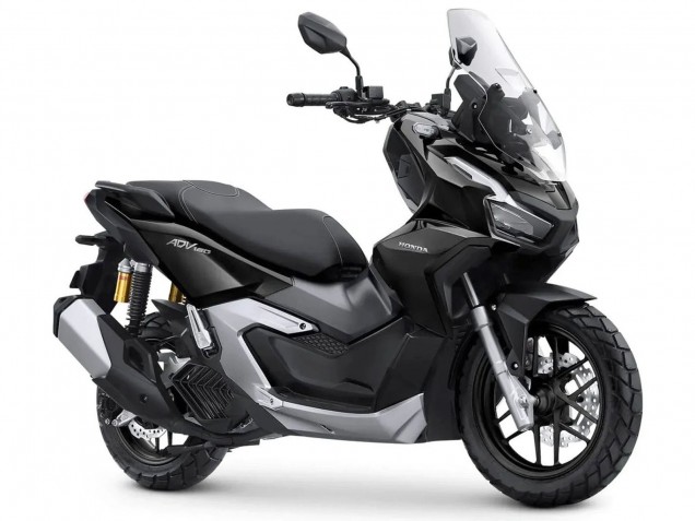 Carenados Moto Honda ADV160 2022-2024 - Plata Negro Mate Fábrica