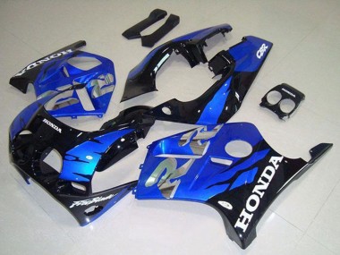 Carenados Moto Honda CBR250RR MC19 1988-1989 - Azul Negro Brillante Fábrica