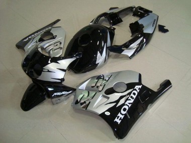 Carenados Moto Honda CBR250RR MC22 1990-1998 - Plata Negro Brillante Fábrica