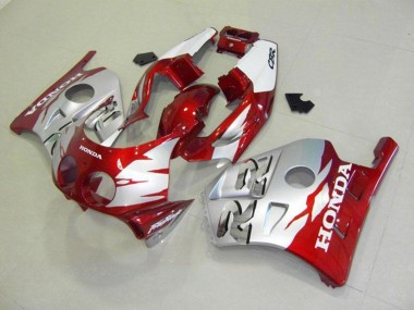 Carenados Moto Honda CBR250RR MC22 1990-1998 - Plata Rojo Fábrica