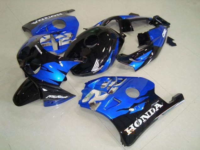 Carenados Moto Honda CBR250RR MC22 1990-1998 - Azul Negro Brillante Fábrica
