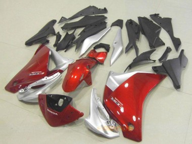 Carenado Moto Honda CBR250RR 2011-2015 - Plata Rojo Fábrica