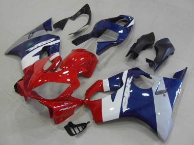 Carenados Moto Honda CBR600 F4i 2001-2003 - Blanco Azul Rojo Fábrica