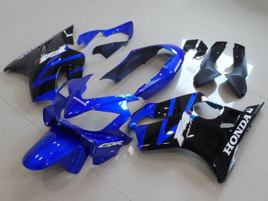 Carenado Moto Honda CBR600 F4i 2004-2007 - Azul Negro Brillante Fábrica
