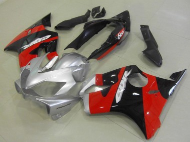 Carenados Moto Honda CBR600 F4i 2004-2007 - Plata Rojo Negro Brillante Fábrica