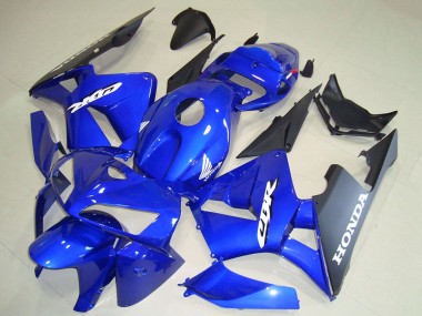 Carenados Moto Honda CBR600RR 2005-2006 - Azul Negro Blanco Calcomanía Fábrica