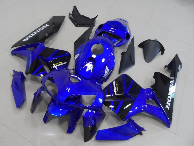 Kits Carenado Moto Honda CBR600RR 2005-2006 - Azul Negro Fábrica