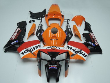 Carenado Moto Honda CBR600RR 2005-2006 - Negro Naranja Blanco Rojo Repsol Fábrica