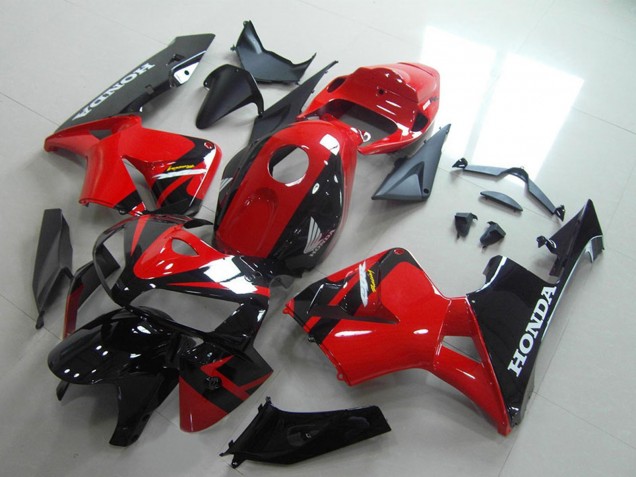 Carenados Moto Honda CBR600RR 2005-2006 - Rojo Negro Brillante Fábrica