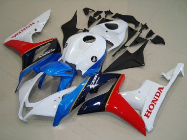 Carenado Moto Honda CBR600RR 2007-2008 - Blanco Azul Rojo Negro Brillante Fábrica