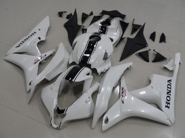 Kits Carenado Moto Honda CBR600RR 2007-2008 - Blanco Negro Brillante Fábrica