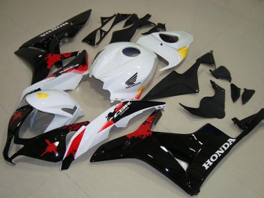 Carenados Moto Honda CBR600RR 2007-2008 - Blanco Amarillo Rojo Negro Brillante Fábrica
