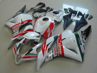 Carenados Moto Honda CBR600RR 2009-2012 - Blanco Rojo Verde Castrol Fábrica