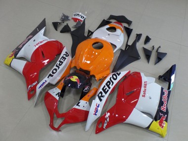 Carenados Moto Honda CBR600RR 2009-2012 - Naranja Blanco Rojo Amarillo Azul Repsol HRC Rojo Bull Fábrica