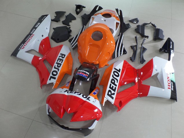 Kits Carenado Moto Honda CBR600RR 2013-2026 - Naranja Blanco Rojo Negro Brillante Repsol Fábrica