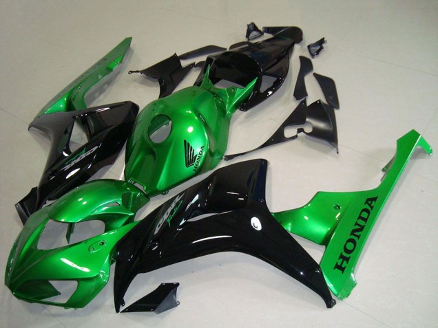 Carenados Moto Honda CBR1000RR 2006-2007 - Verde Negro Brillante Fábrica