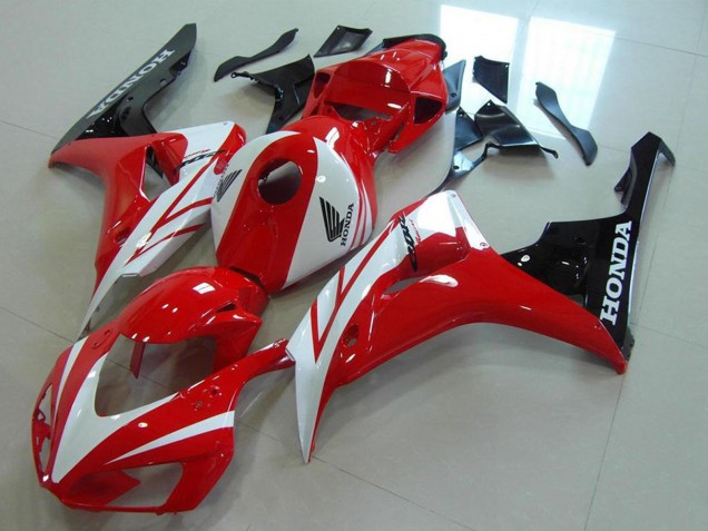 Kits Carenados Moto Honda CBR1000RR 2006-2007 - Blanco Rojo Negro Brillante Fábrica
