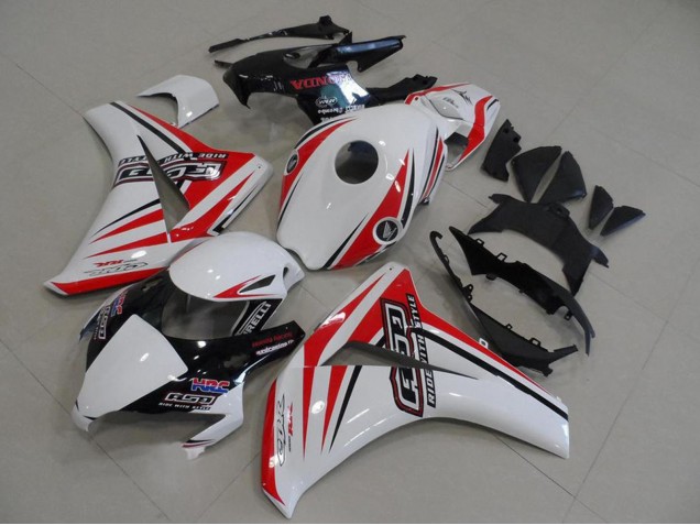 Carenados Moto Honda CBR1000RR 2008-2011 - Blanco Rojo Negro Brillante HRC Fábrica