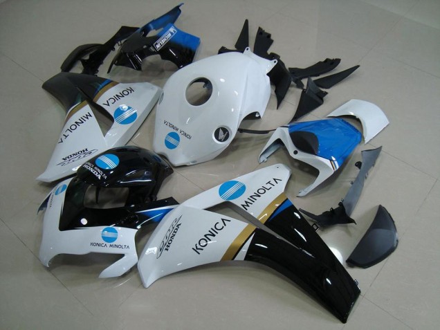 Carenados Moto Honda CBR1000RR 2008-2011 - Blanco Azul Negro Brillante Konica Minolta Fábrica