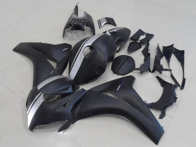 Carenados Moto Honda CBR1000RR 2008-2011 - Negro Mate Plata Fábrica