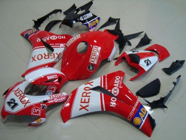 Carenados Moto Honda CBR1000RR 2008-2011 - Blanco Rojo Xerox 21 Fábrica