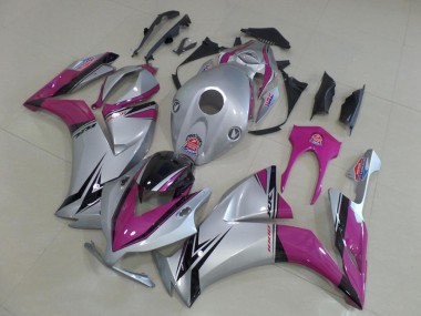 Carenados Moto Honda CBR1000RR 2012-2016 - Plata Rosa Negro Brillante Fábrica