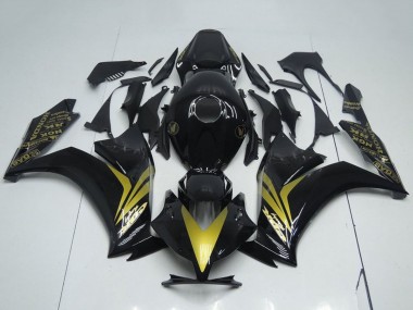 Carenados Moto Honda CBR1000RR 2012-2016 - Negro Brillante Oro Fábrica