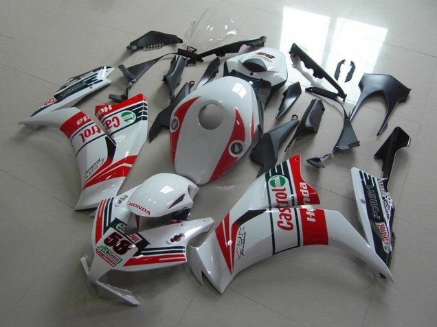 Carenados Moto Honda CBR1000RR 2012-2016 - Blanco Rojo Verde Castrol Fábrica